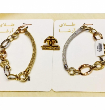 دستبند طلا مدل هالوی